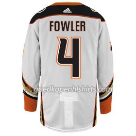 Anaheim Ducks CAM FOWLER 4 Adidas Wit Authentic Shirt - Mannen